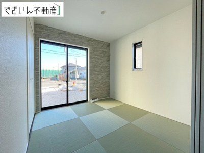 【和室】 | GRAFARE羽生市中岩瀬　新築住宅 | ≪1号棟≫
現地(2025年12月撮影)