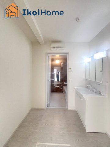 明石市大久保町山手台2丁目15期1号地　新築戸建の洗面所|【ホームページに現地動画掲載中】●年中無休：当日予約可●可動棚など設置していただくと便利になります。