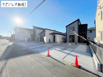 【前面道路含む現地写真】 | GRAFARE羽生市中岩瀬【平屋】新築住宅 | ≪2号棟≫
現地(2025年12月撮影)