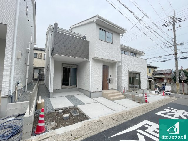 京都市山科区川田西浦町　第1期　新築一戸建ての外観|お客様に長く安心して住んでいだだける事にこだわった家づくり！住んでからのアフターサービスにもしっかりと取り組んでいます！