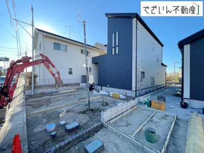 【外観】 | GRAFARE羽生市中岩瀬　新築住宅 | ≪3号棟≫
現地(2025年11月撮影)