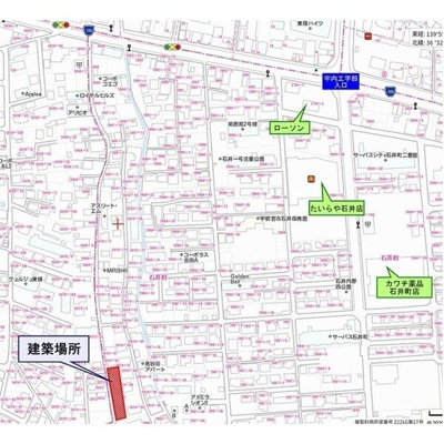 【地図】 | （仮称）フィカーサイシイA（J）