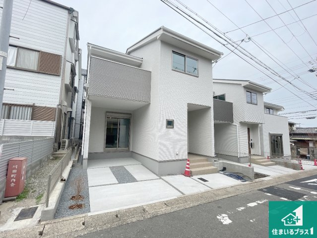 京都市山科区川田西浦町　第1期　新築一戸建ての外観|お客様に長く安心して住んでいだだける事にこだわった家づくり！住んでからのアフターサービスにもしっかりと取り組んでいます！