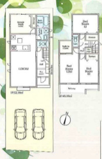 【間取り】 | 【名古屋市天白区海老山町1204新築戸建H棟】✨️仲介手数料無料✨️山根小学校・天白中学校