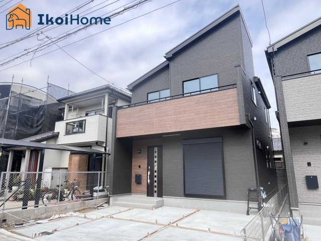 明石市西明石町5丁目　A号棟　新築戸建の前面道路含む現地写真|【ホームページに現地動画掲載中】●年中無休：当日予約可●平日や夜間もご案内可能。臨機応変に対応します