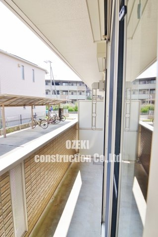 Verde lakeのバルコニー