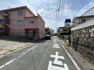 【前面道路含む現地写真】 | 久留米市櫛原町土地