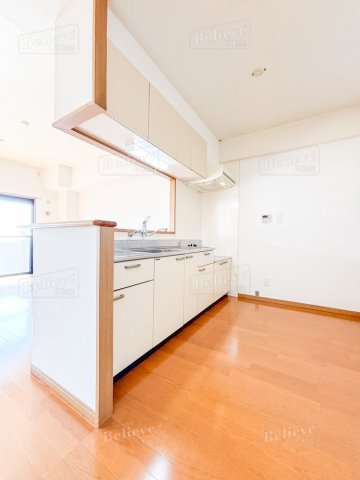 クレールヴィラのキッチン|２口コンロ設置可能です♪