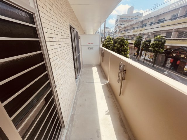 ルミナスNSコーポのバルコニー