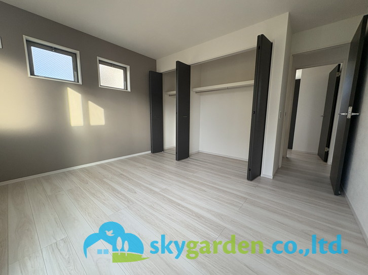 茅ヶ崎市南湖4期　新築戸建　全2棟1号棟の寝室|使い勝手のいい寝室です