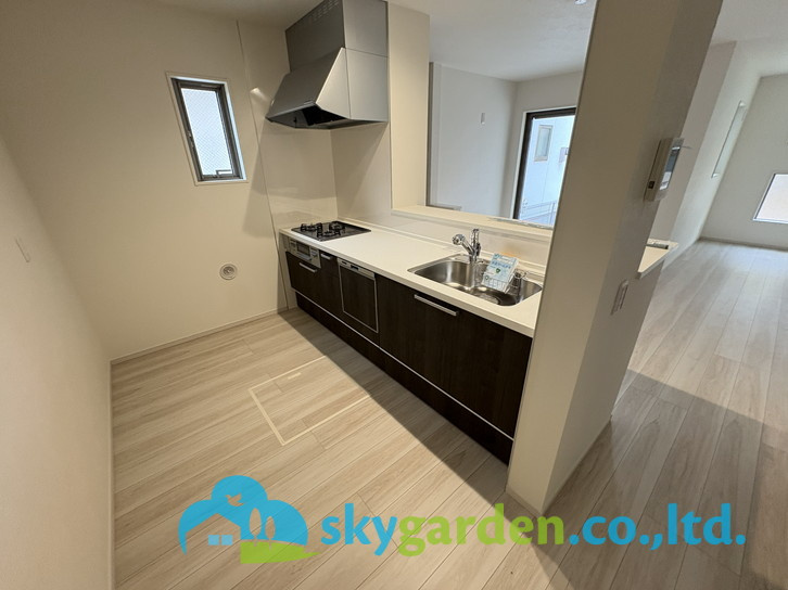 茅ヶ崎市南湖4期　新築戸建　全2棟1号棟のキッチン