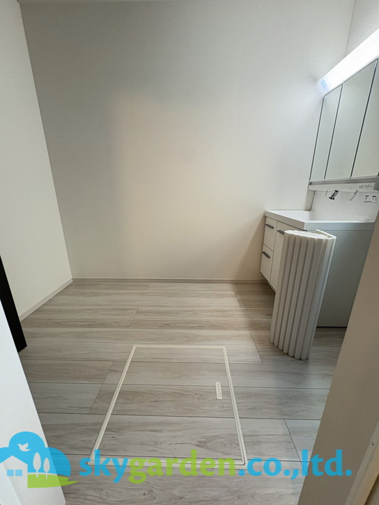 茅ヶ崎市南湖4期　新築戸建　全2棟1号棟の脱衣所