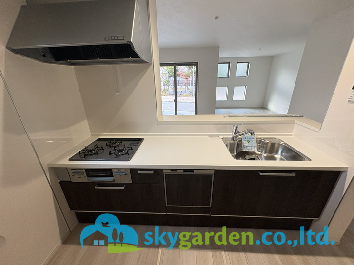 茅ヶ崎市南湖4期　新築戸建　全2棟1号棟のキッチン|キッチンです