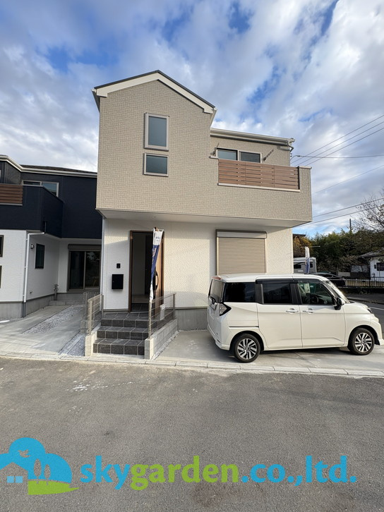 茅ヶ崎市南湖4期　新築戸建　全2棟2号棟の外観パース