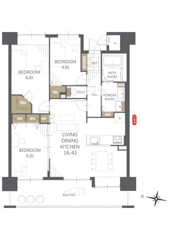 【間取り】グランセリオン東習志野 