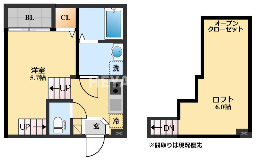 MODERN PALAZZO 大村litmusの間取り