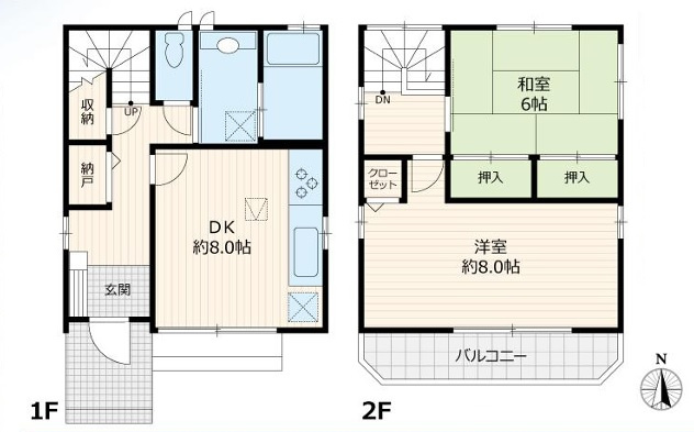 【間取り】 | 中古戸建／ふじみ野市西２丁目