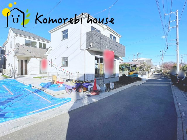 さいたま市西区三橋　第1期　新築一戸建て　ハートフルタウン　Hの前面道路含む現地写真|前面道路含む現地写真です