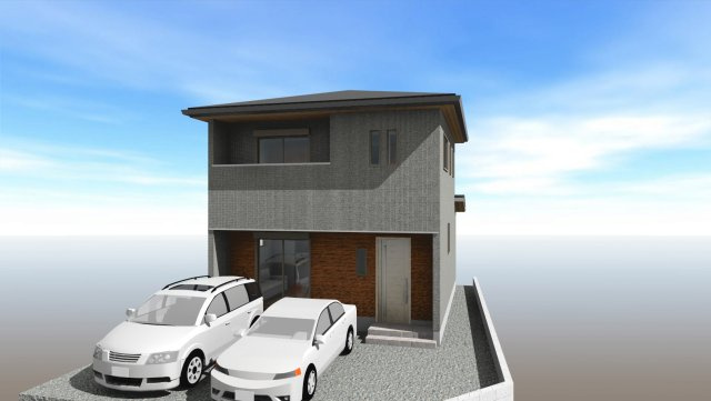 【その他】 | 建築条件付き宅地　高知市瀬戸南町一丁目　東 | プランです。（外観南面イメージ）