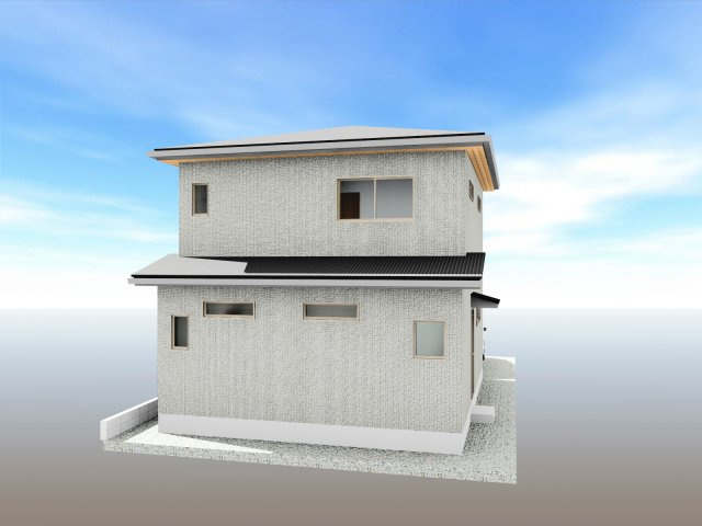 【その他】 | 建築条件付き宅地　高知市瀬戸南町一丁目　東 | プランです。（外観北面イメージ）