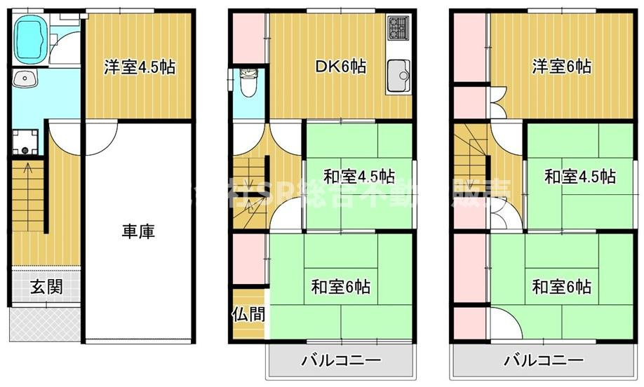 玉串町東2丁目中古戸建の間取り|部屋数も収納スペースも豊富にあります！ファミリー様にオススメです！