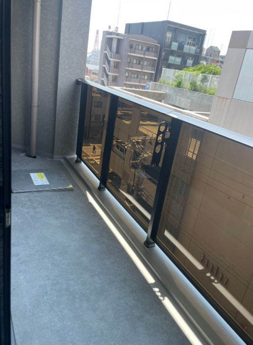 Live Flat六甲桜口のバルコニー