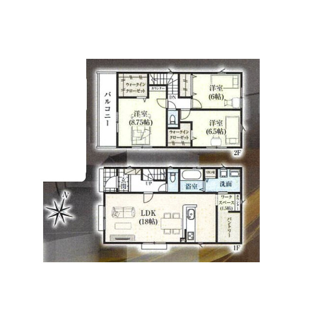 比企郡川島町中山　11期　新築一戸建て　グラファーレ　03の間取り|比企郡川島町中山　11期　新築一戸建て　グラファーレ　03、3LDK、土地面積176.04m2、建物面積102.67m2