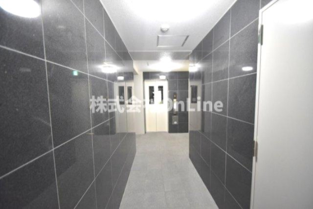八尾市本町５丁目の賃貸マンションのロビー