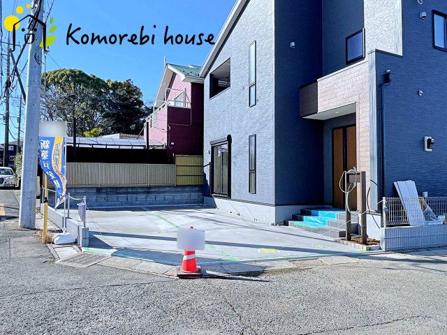 さいたま市見沼区深作　4期　新築一戸建て　リーブルガーデン　01の駐車場|26.1.8撮影済み