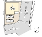 さいたま市見沼区深作　4期　新築一戸建て　リーブルガーデン　01の区画図|1号棟
