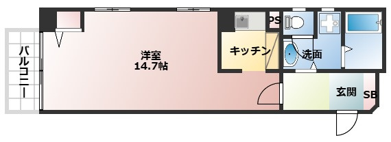 山一守口壱番館の間取り