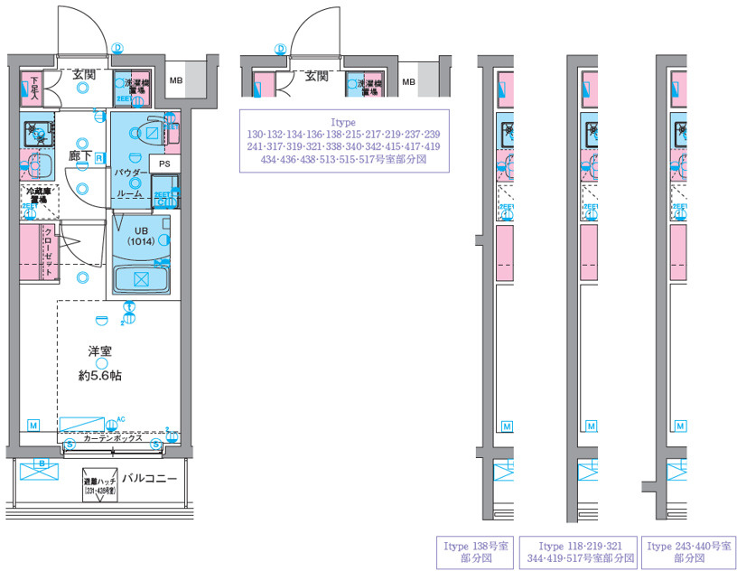 GENOVIA天王台の間取り