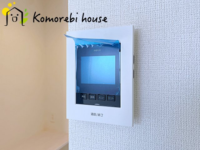 比企郡川島町中山　11期　新築一戸建て　グラファーレ　04の防犯設備|モニター付インターフォンです