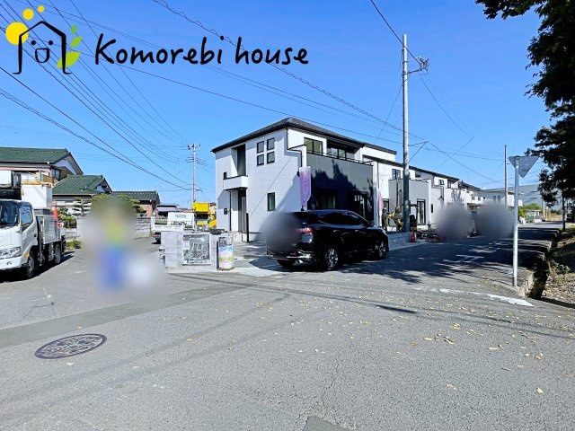 比企郡川島町中山　11期　新築一戸建て　グラファーレ　04の前面道路含む現地写真|前面道路含む現地写真です