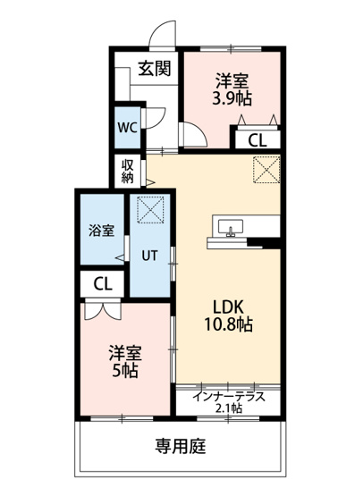 【間取り】 | （仮）堂前町アパート