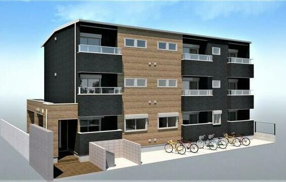 ジョイフルガーデン金山町のその他共用部分|★敷地内に自転車駐輪場＆入居者様専用のゴミ置場を設置しています。★