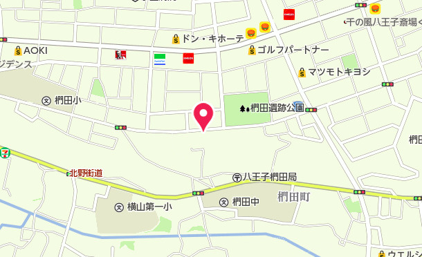 祝　成約済み　八王子市　椚田町　中古戸建ての地図|～仲介手数料無料☆八王子ひなた不動産～　八王子市椚田町　中古戸建て