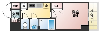 エスリード京橋WESTの間取り