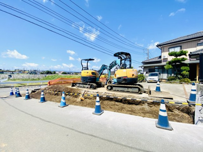 【外観】 | 長後駅 藤沢市下土棚／建築条件なし売地１区画の分譲地！-53-4- | 造成中
