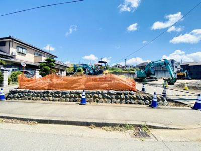 【外観】 | 長後駅 藤沢市下土棚／建築条件なし売地１区画の分譲地！-53-4- | 歩道沿いという点にご注目ください！角地で開けた視界なので、交通量も見やすく安全感もある土地でもありますね♪