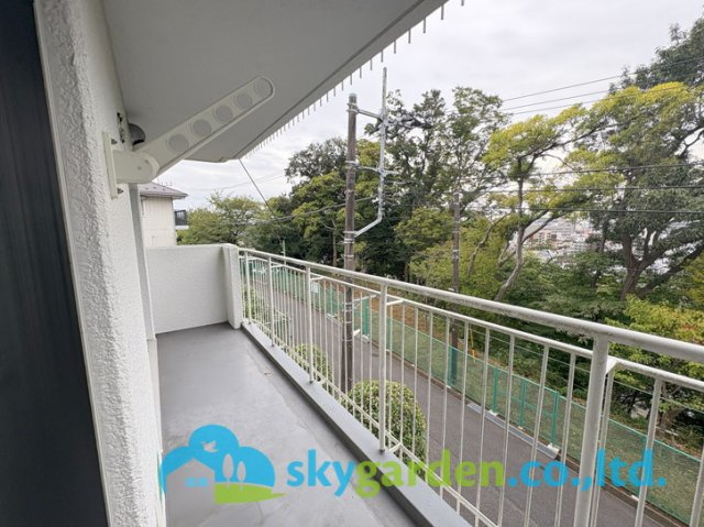 藤沢藤が岡ハウスのバルコニー