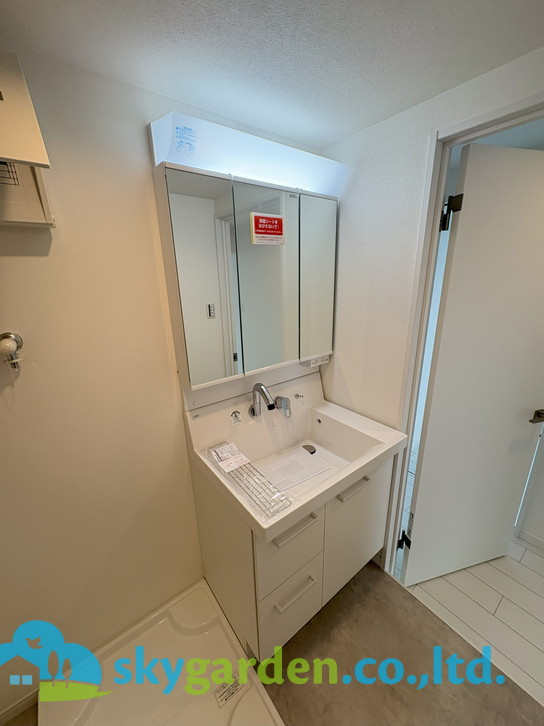 藤沢藤が岡ハウスの独立洗面台