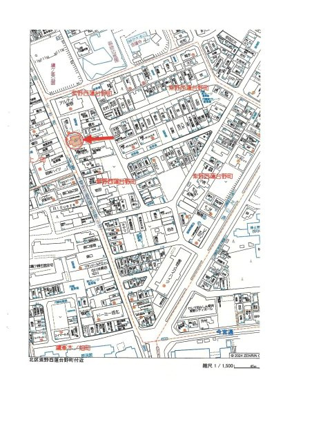 仮）フラッティ紫野西蓮台野町（全14室）の地図