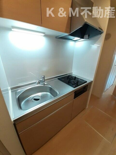 シリウス柏のキッチン|コンパクトなキッチンで掃除もラクラク