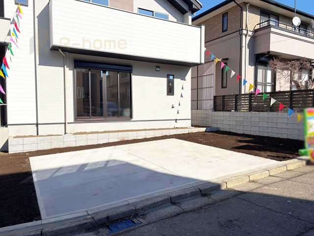 牛久市田宮町27期　新築戸建て　1号棟の駐車場|カースペースは2台お停めいただけます♪