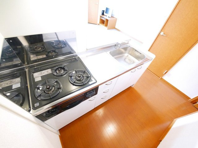 レオパレスケルンのキッチン|キッチンでお料理をお楽しみください