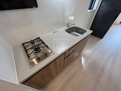 【キッチン】 | ファーストフィオーレ谷町六丁目フェリシア | ファーストフィオーレ谷町六丁目フェリシア　2口ガスシステムキッチン