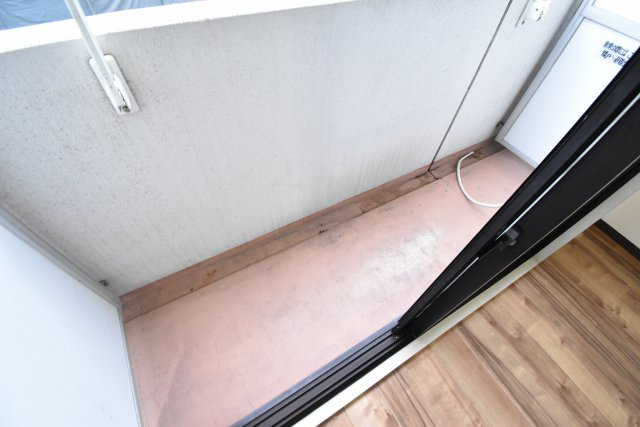 メロディーハイム夕陽丘のバルコニー