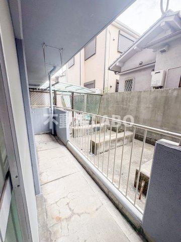 コーポラス翌檜のバルコニー