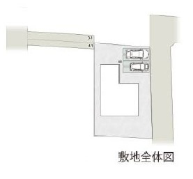 【ワイウッドコート】宇都宮市石井町第4の区画図|〇配置図〇